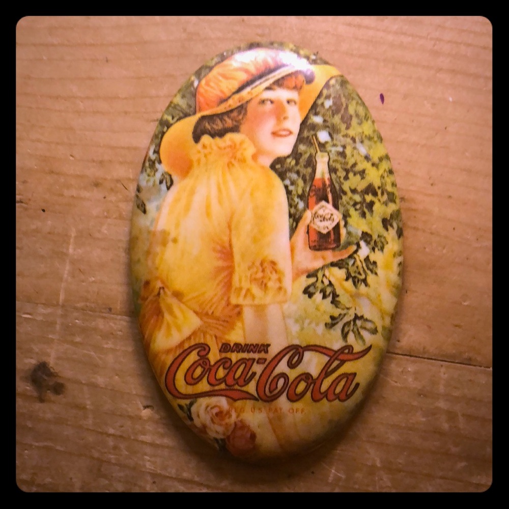 Vintage Coca-Cola pocket mirror